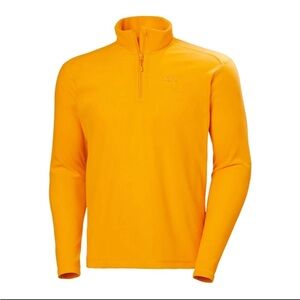Helly Hansen Men’s Daybreaker 1/2 Zip Fleece Mead Yellow Top Layer Warm